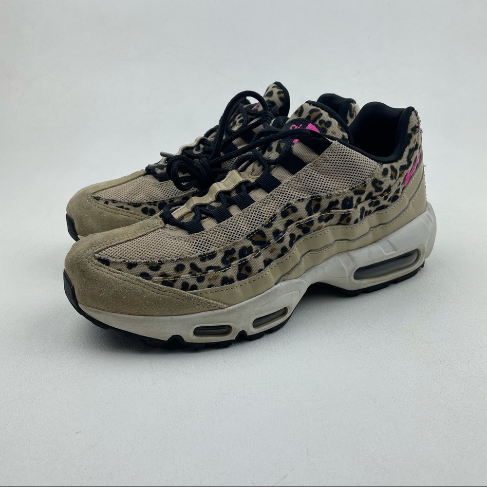 Nike Air Max 95 PRM CD0180-200 Leopard Shoes Sz 9